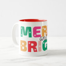 Merry and Bright Holiday Cadeaus voor de Mok van m