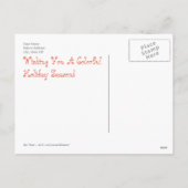 Merry and Bright Holiday Crayons Briefkaart (Achterkant)