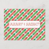 Merry and Bright Holiday Crayons Briefkaart (Voorkant)