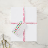 Merry and Bright Holiday Gift Label Cadeaulabel (Met Touw)