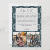 Merry and Bright Holiday Photo Card Feestdagenkaart (Achterkant)