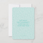 Merry and Bright Holiday Photo Card Kaart (Achterkant)