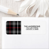 Merry and Bright kerstfeestay Address Label (Insitu)