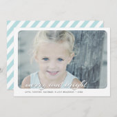 Merry and Bright | Kerstkaart (Voorkant / Achterkant)