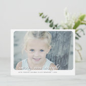 Merry and Bright | Kerstkaart (Staand voorkant)