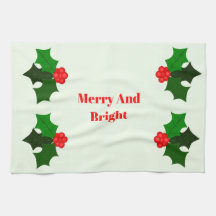 Merry And Bright Keukenhanddoeken