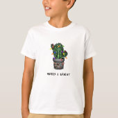 Merry and Bright Kinder Holiday Cactus T-shirt (Voorkant)
