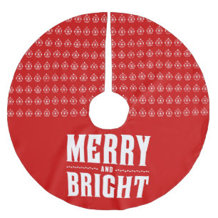 Merry and Bright Letterpress Style No. 507 Kerstboom Rok