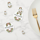 Merry and Bright Mistletoe Holiday Confetti (Groep)