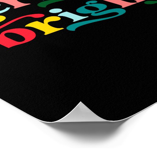 Merry And Bright Modern Christmas Womens  Poster (Hoek)