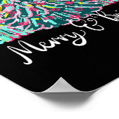 Merry And Bright Nk Christmas Tree Xmas Holiday Wo Poster (Hoek)