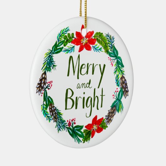 Merry and Bright Ornament (Rechts)