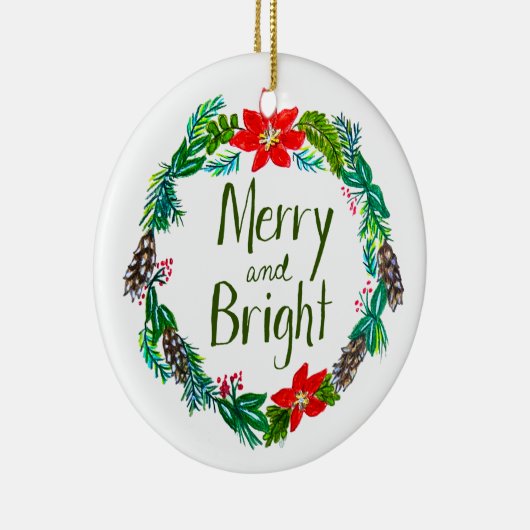 Merry and Bright Ornament (Rechts)