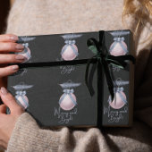 Merry and Bright Ornament Pastel Christmas Gift Cadeaupapier