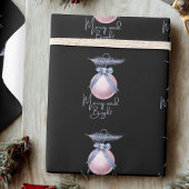 Merry and Bright Ornament Pastel Christmas Gift Cadeaupapier