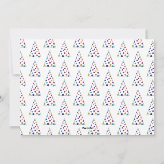 Merry and Bright Photo Feestdagenkaart (Achterkant)