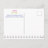 Merry and Bright Photo Feestdagenkaart (Achterkant)