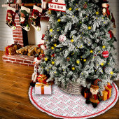 Merry and Bright Red en Green Kerstboom Rok