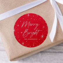 Merry and Bright Red Holiday
