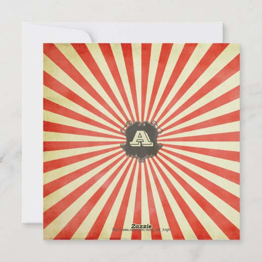 Merry and Bright Retro Photo Holiday Card - Red Feestdagenkaart (Achterkant)