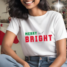Merry and Bright - schattig rood en groen