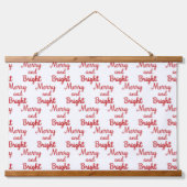 merry and bright seamless hangend wandkleed (Voorkant)