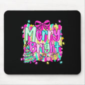 Merry And Bright Shirt Cute Christmas Holiday Men  Muismat (Voorkant)