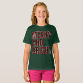 MERRY AND BRIGHT T-shirt (Voorkant volledig)