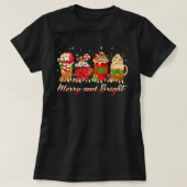 Merry and Bright T-Shirt, kerstcadeauidee T-shirt (Design voorkant)