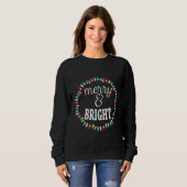 Merry and Bright Ugly Kerstshirt Trui (Voorkant volledig)