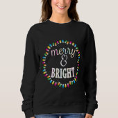 Merry and Bright Ugly Kerstshirt Trui (Voorkant)