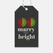 Merry and Bright: Vier de vreugde van het seizoen Cadeaulabel (Voorkant)