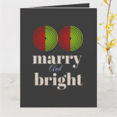 Merry and Bright: Vier de vreugde van het seizoen Kaart (Gele Bloem)