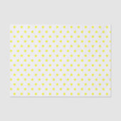 Merry and Bright Yellow Stars op White Holiday Tissuepapier (Voorkant)