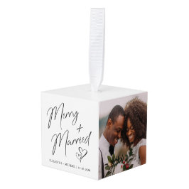Merry and getrouwde Passen getrouwd 3 Foto Decoratie