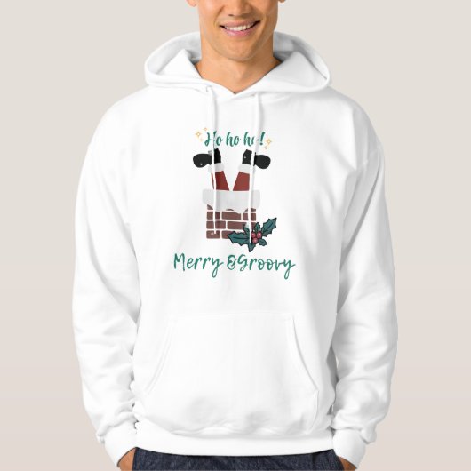 Merry and Groovy Christmas Hoodies (Voorkant)