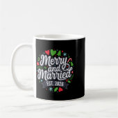 Merry And Married 2026 - Matching Couple Christmas Koffiemok (Links)