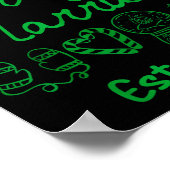 Merry And Married Est 2025 Christmas Couples Match Poster (Hoek)