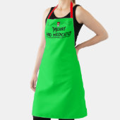 Merry and Medicated Holiday Chef Apron Schort (Insitu)