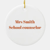 Merry and Mindful Holiday Ornament (Achterkant)