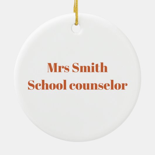 Merry and Mindful Holiday Ornament (Achterkant)