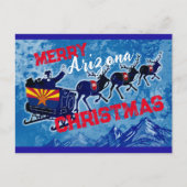 Merry Arizona briefkaart met Kerstmis (Voorkant)