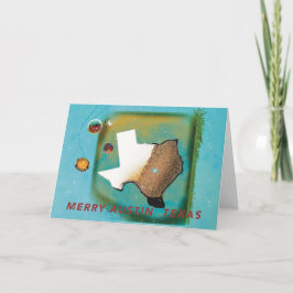 Merry Austin Texas!  Feestdagen Kaart