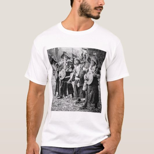 Merry Band of Musicians in Old Japan  Music T-shirt (Voorkant)