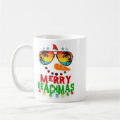 Merry Beachmas Trocal Christmas Hawaii Snowman Bea Koffiemok (Links)