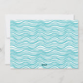 Merry Beachy-kerstvakantiefoto Feestdagenkaart (Achterkant)