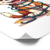 Merry Beagle Lights Poster (Hoek)