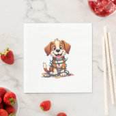 Merry Beagle Lights Servet (Insitu)