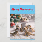 Merry Beard-mas Kerstmis Kaart (Voorkant)