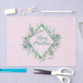 Merry Belly Kerst Feestdagen Krans Roze Creamy Tissuepapier (Craft)